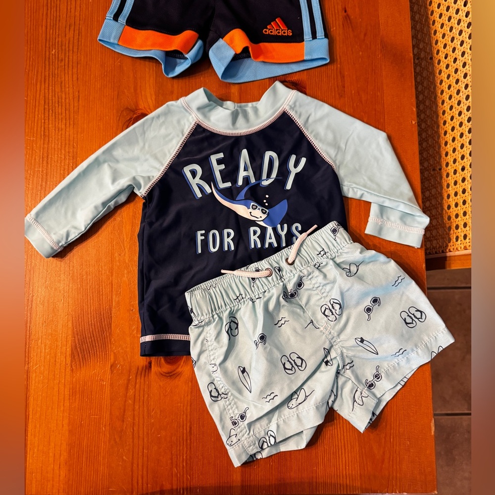 2 two piece sets. Swim- sporty